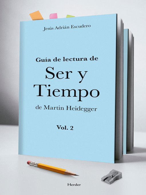 Title details for Guía para la lectura de Ser y Tiempo de Heidegger, Volume 2 by Jesús Adrían Escudero - Wait list